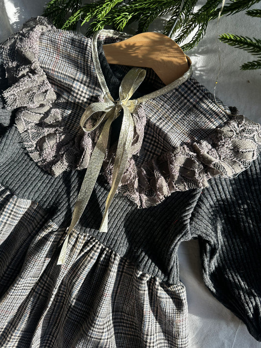 Abitino in Lana per Bambina – Taglia 12–18 mesi (adatto anche da 7 mesi) – Pezzo Unico