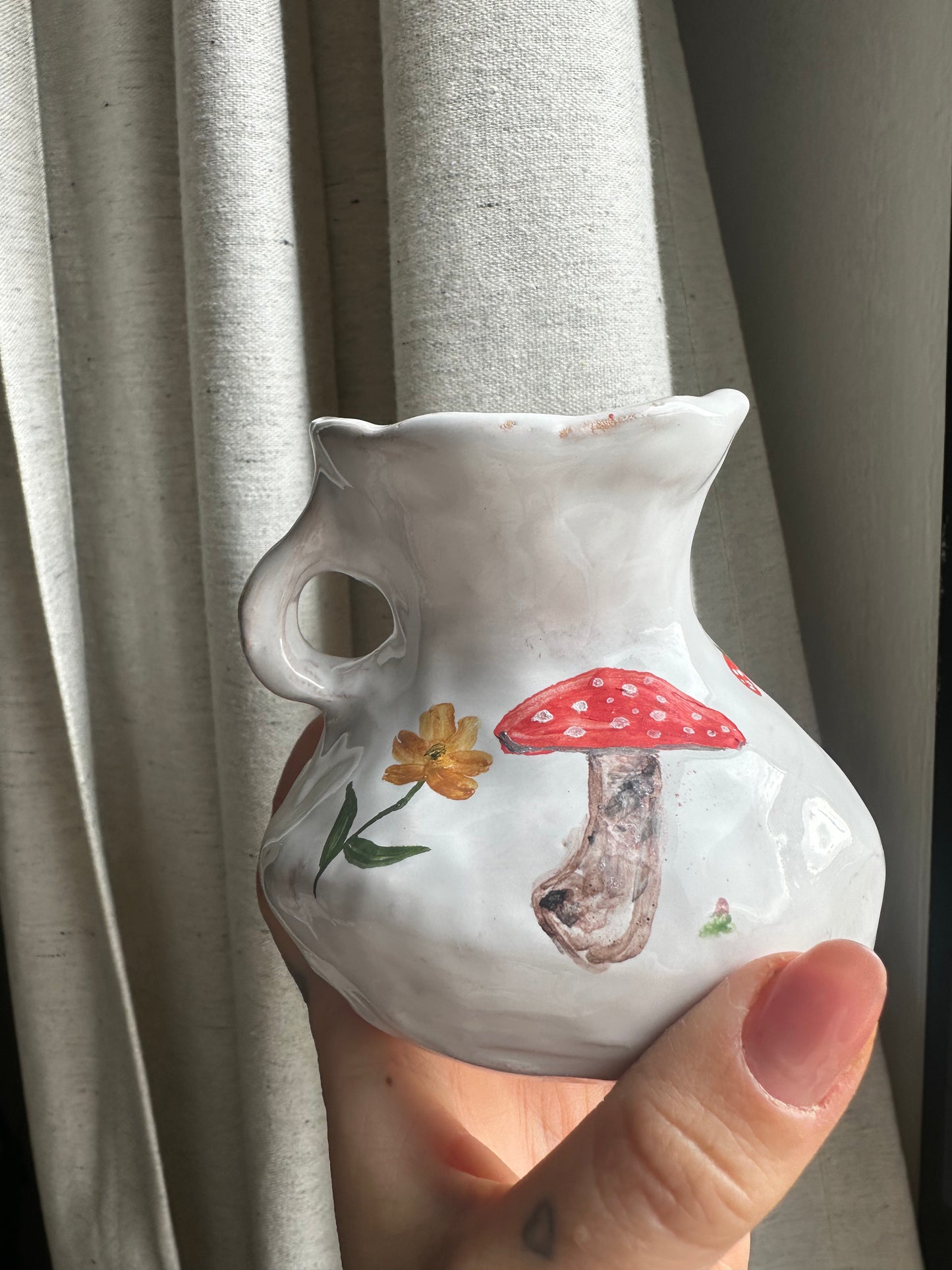 Vasetto con cerbiatto