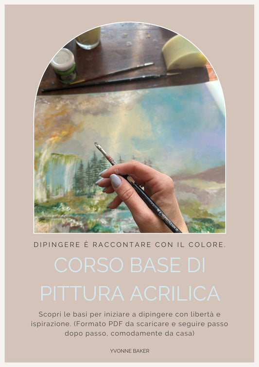 Corso Base di Pittura Acrilica – Impara a dipingere da casa