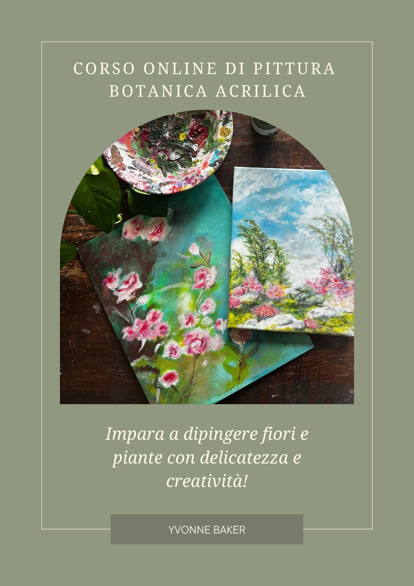 Corso di Pittura Botanica Acrilica – Online