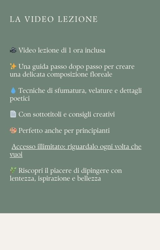 Corso di Acquarello Botanico – Fiori &amp; Foglie