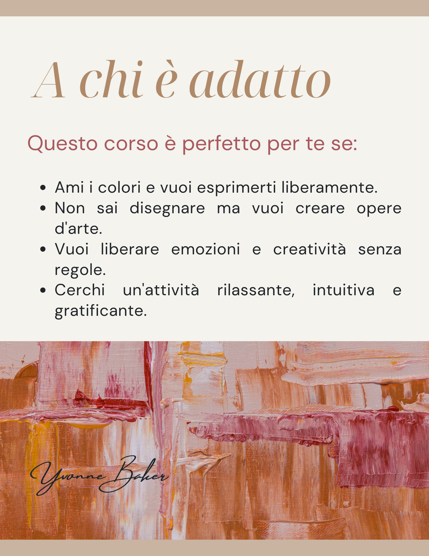 Colori ed Emozioni – Corso Online di Pittura Astratta