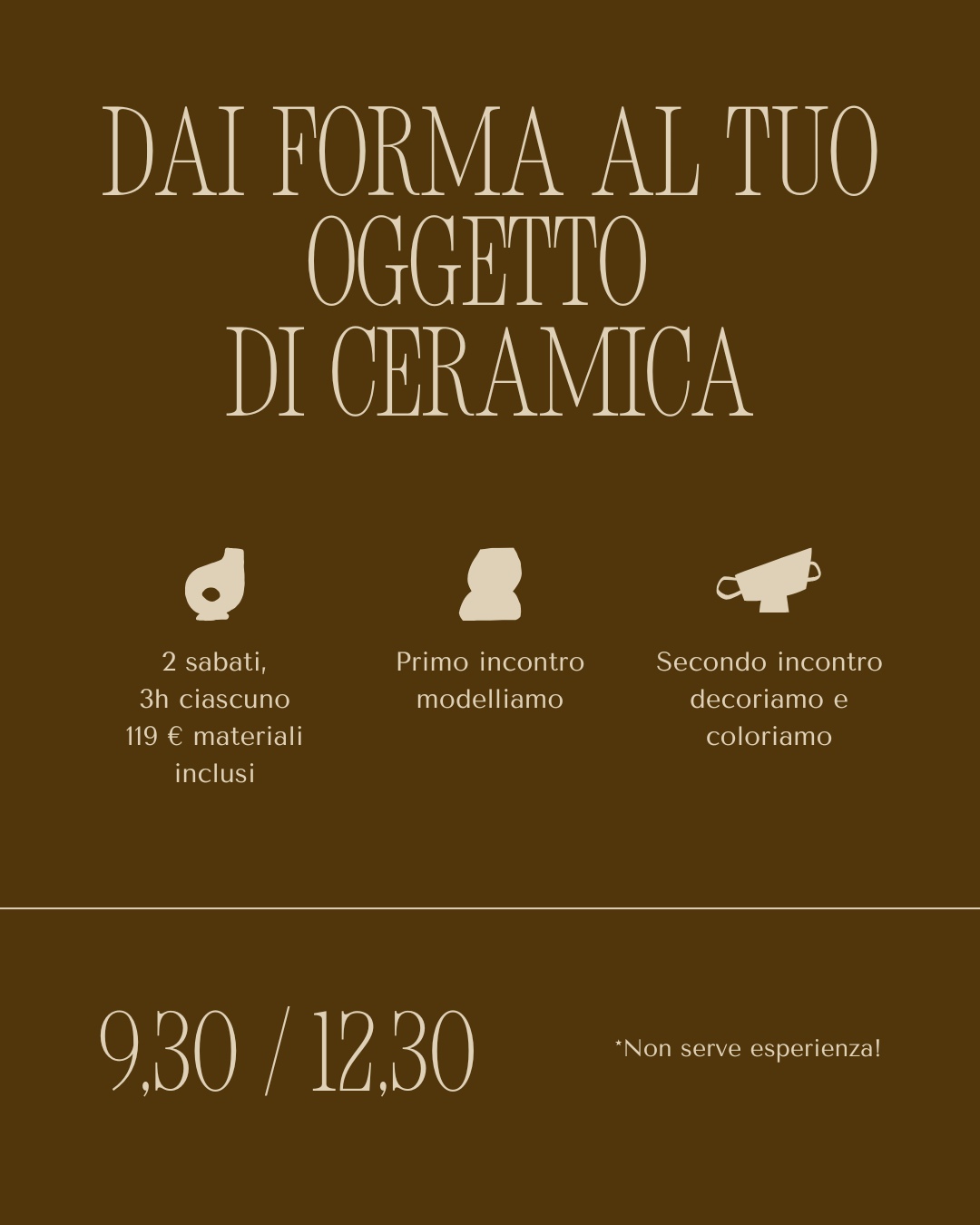 Workshop Creazione & Decorazione in Ceramica