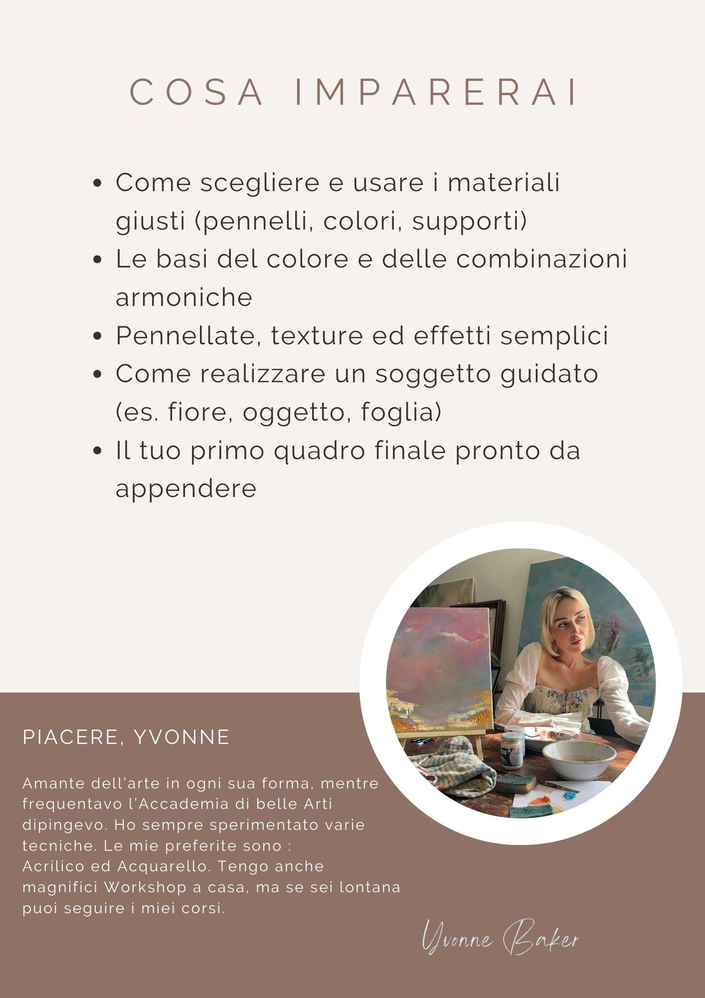 Corso Base di Pittura Acrilica – Impara a dipingere da casa
