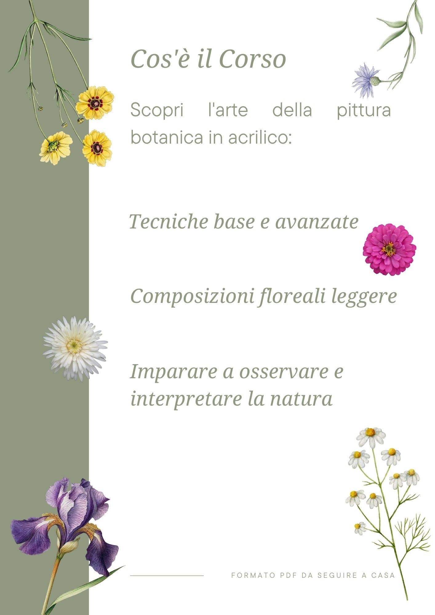 Corso di Pittura Botanica Acrilica – Online
