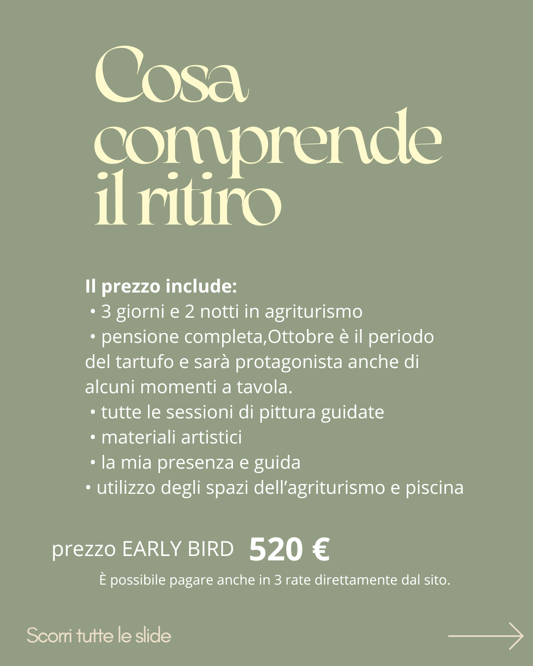 RITIRO ARTISTICO D’AUTUNNO OTTOBRE 2026