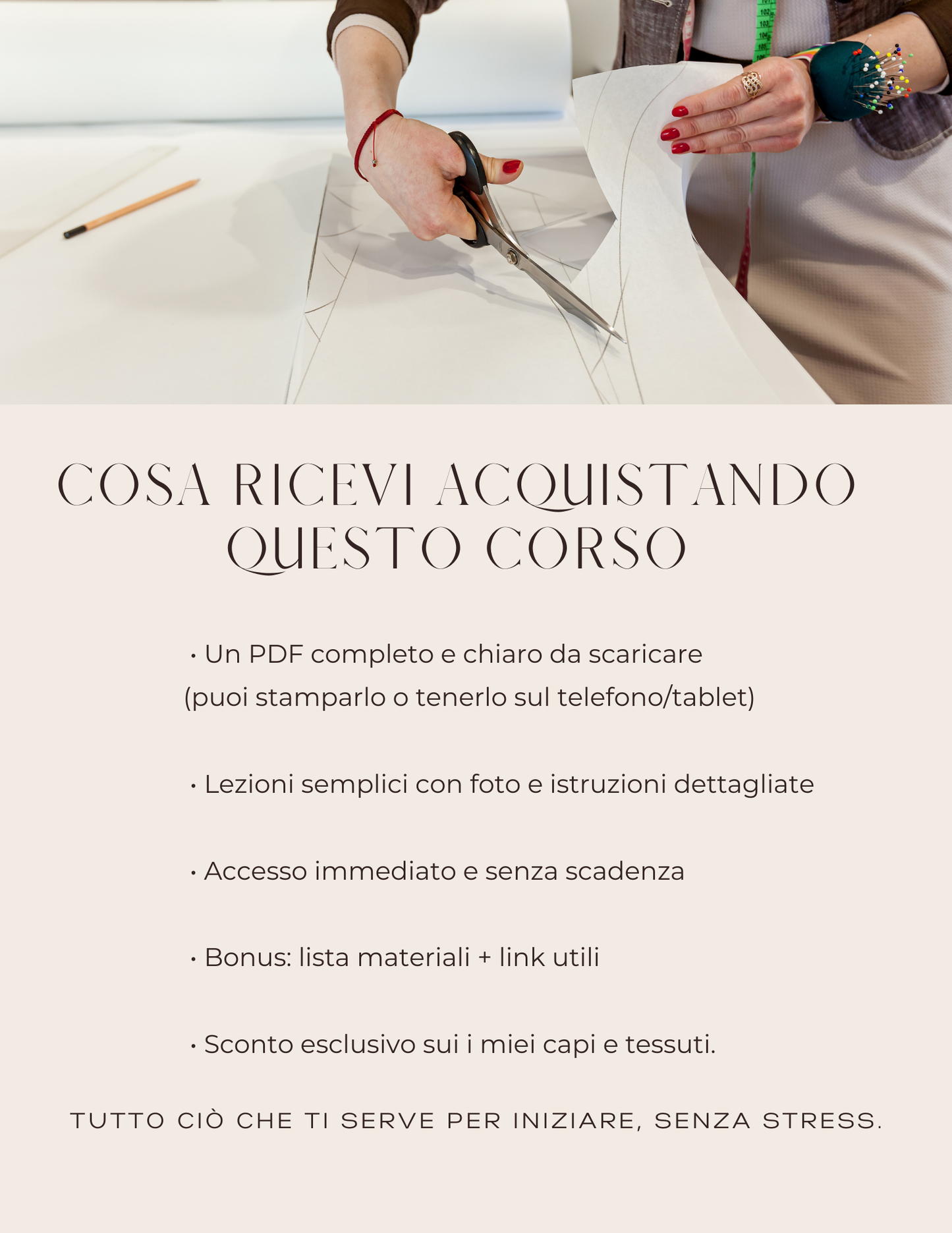 Corso Online – Cucito Creativo Base | Impara a cucire da casa in 5 lezioni