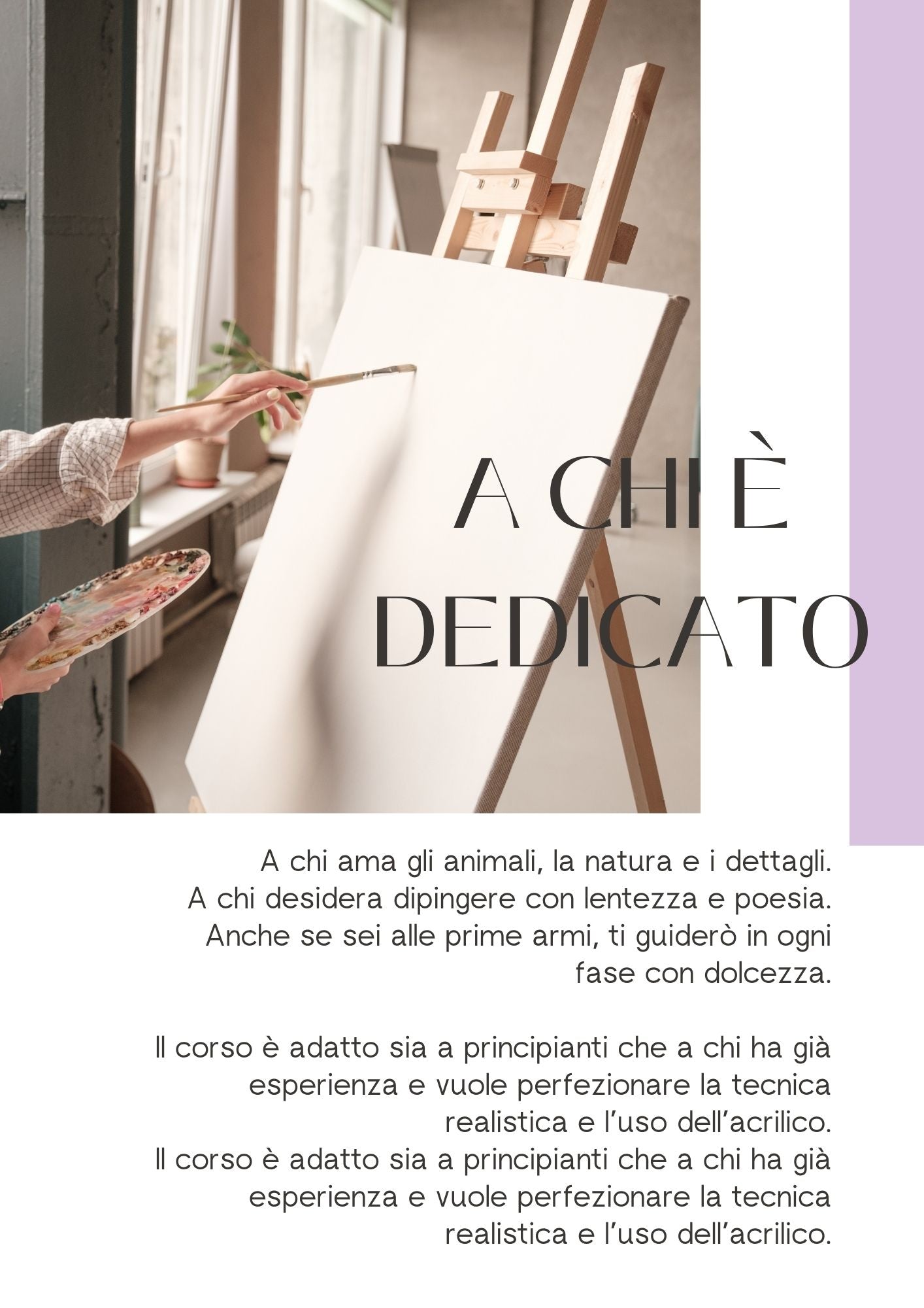 Corso online – Pittura acrilica su tela: "Il coniglio nel giardino incantato"