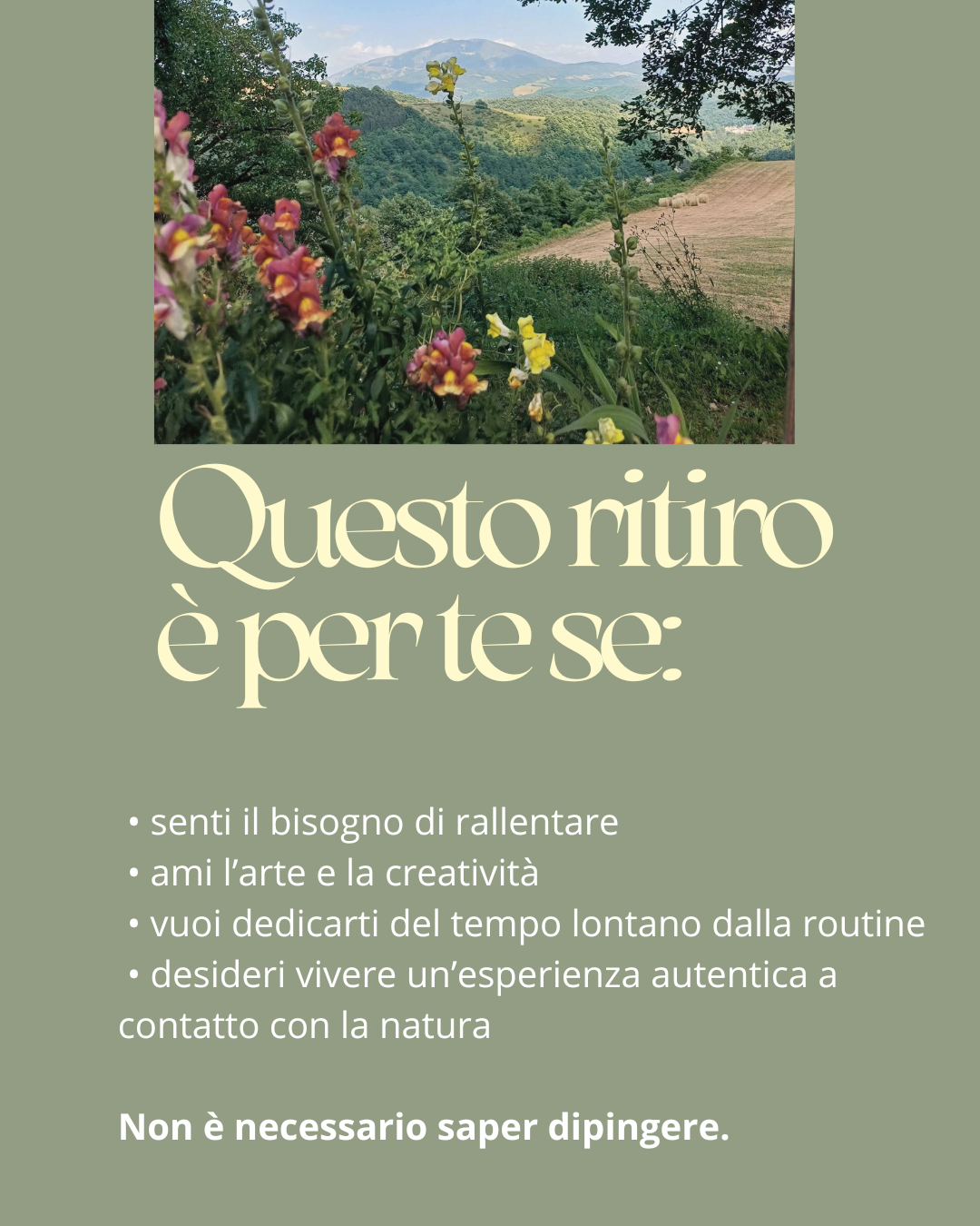 SOLD OUT - RITIRO ARTISTICO Giugno