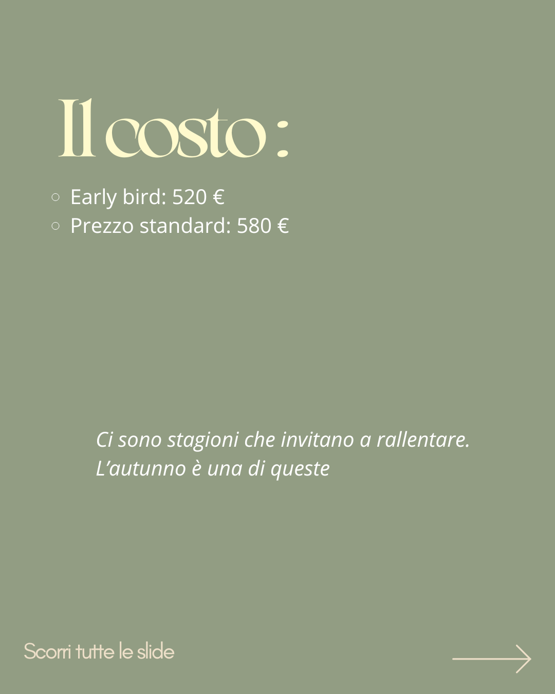 RITIRO ARTISTICO D’AUTUNNO OTTOBRE 2026