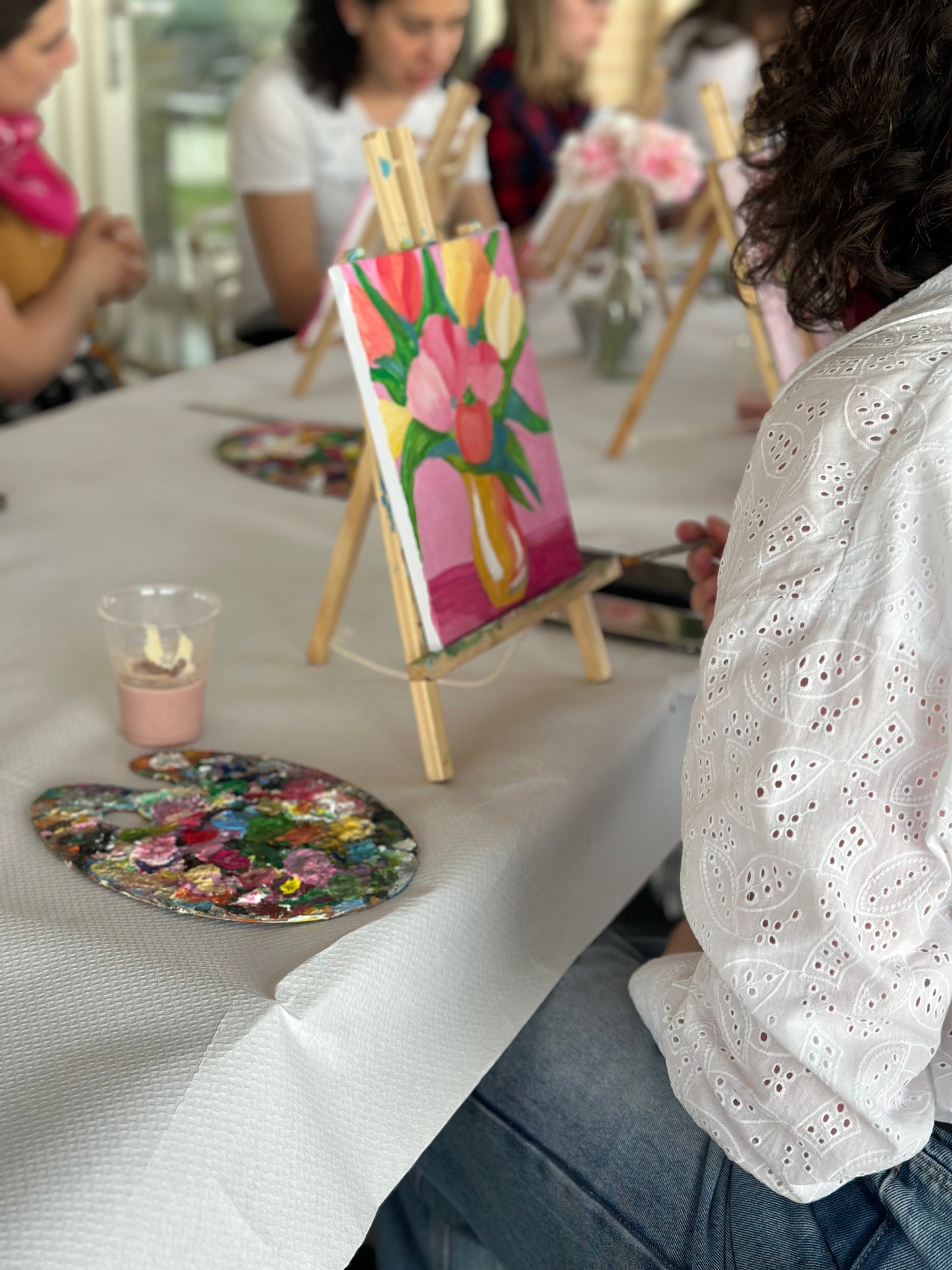 Sessioni di pittura per addii al nubilato