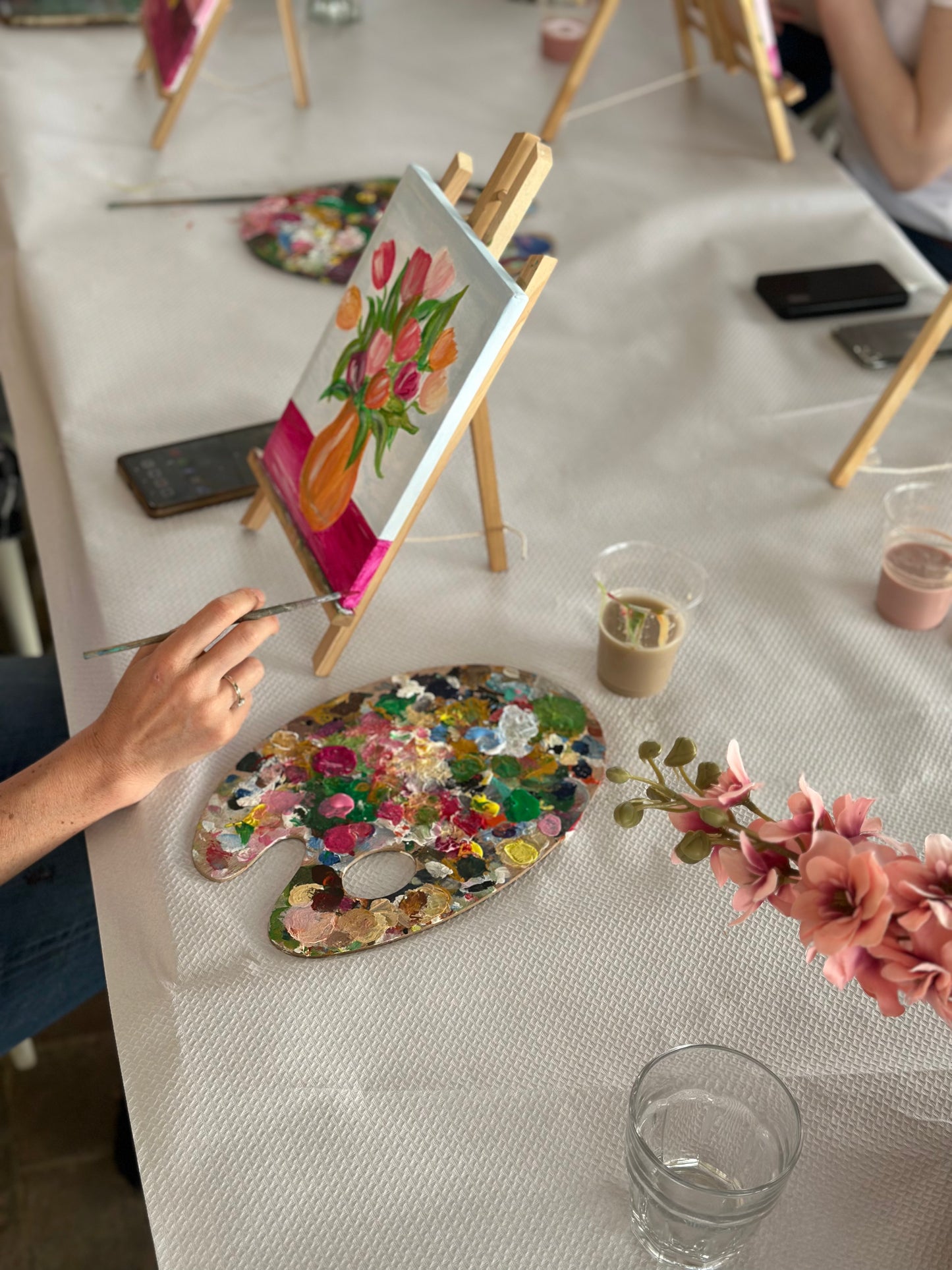Sessioni di pittura per addii al nubilato
