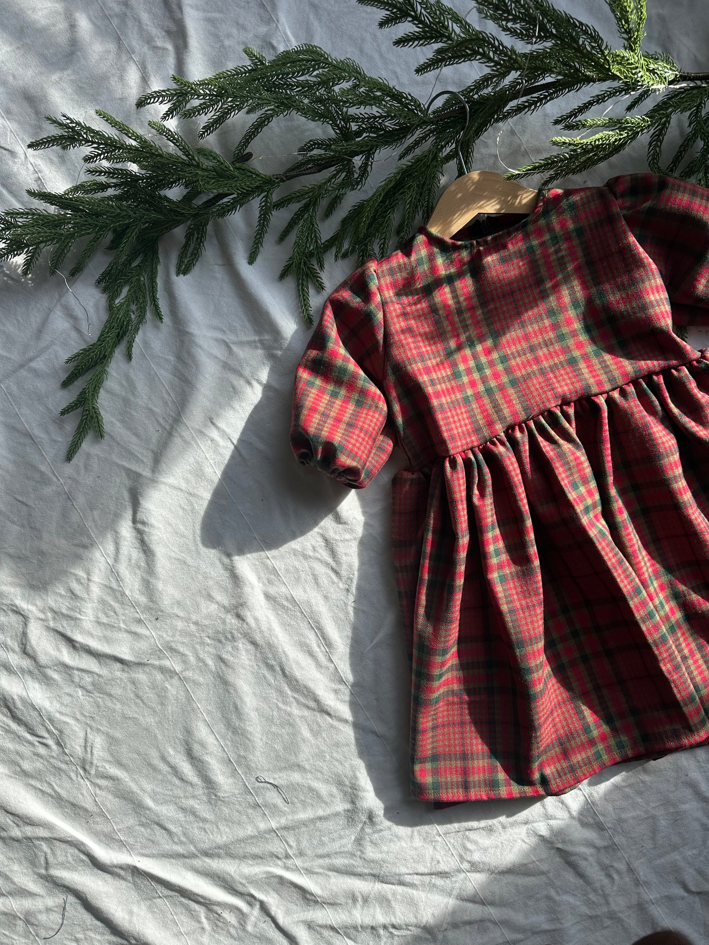 Abitino in Lana per Bambina  – Taglia 12–18 mesi (adatto anche da 7 mesi) – Pezzo Unico