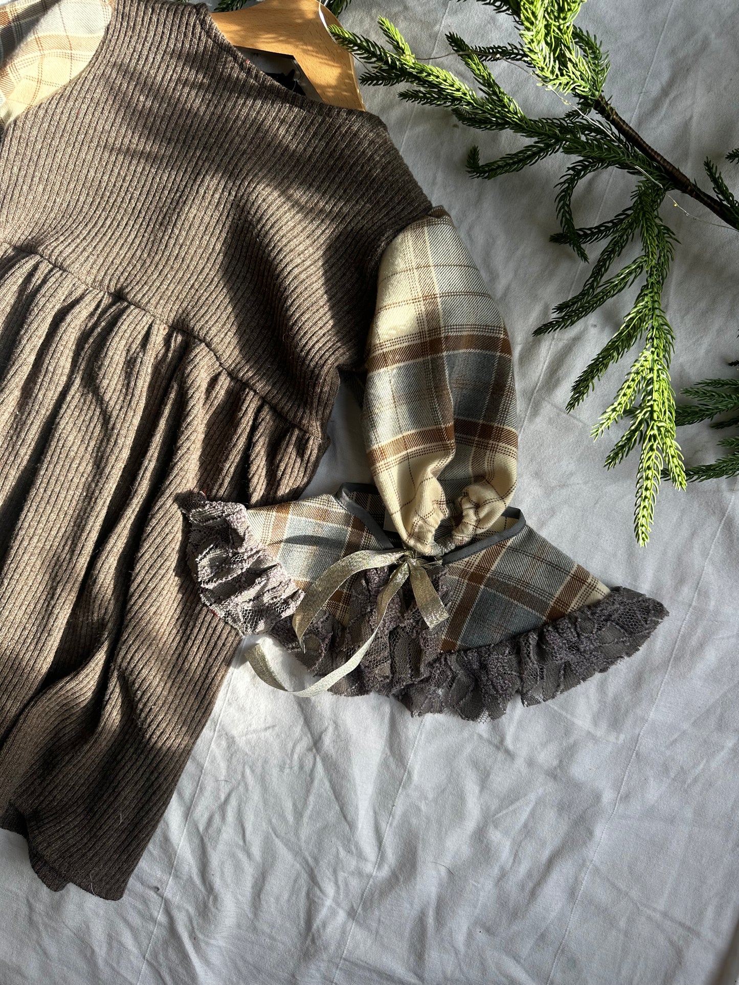 Abitino in Lana per Bambina  – Taglia 12–18 mesi (adatto anche da 7 mesi) – Pezzo Unico