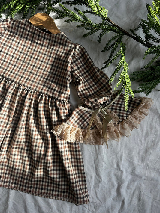 Abitino in Lana per Bambina  – Taglia 12–18 mesi (adatto anche da 7 mesi) – Pezzo Unico