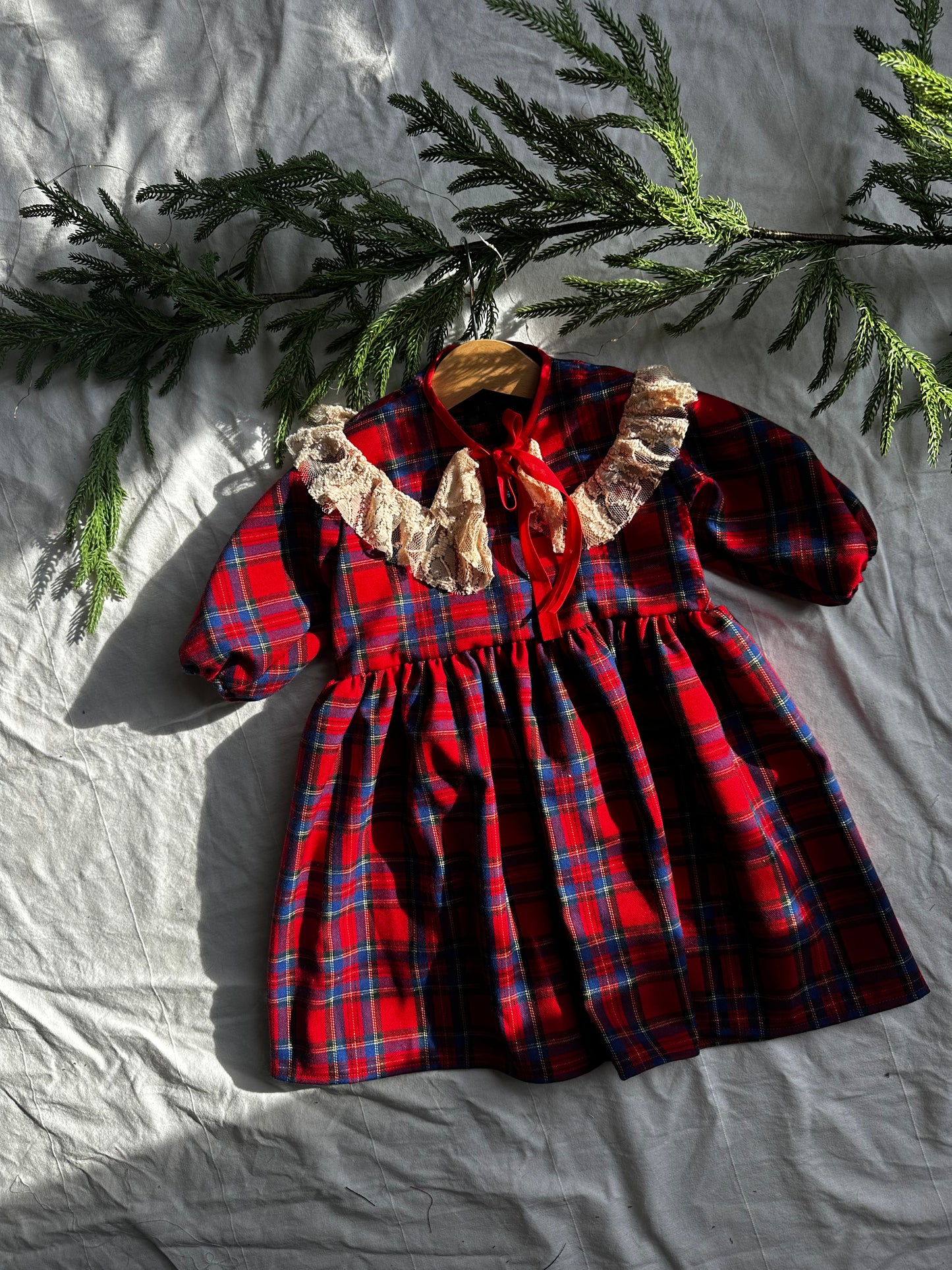 Abitino in Lana per Bambina  – Taglia 12–18 mesi (adatto anche da 7 mesi) – Pezzo Unico