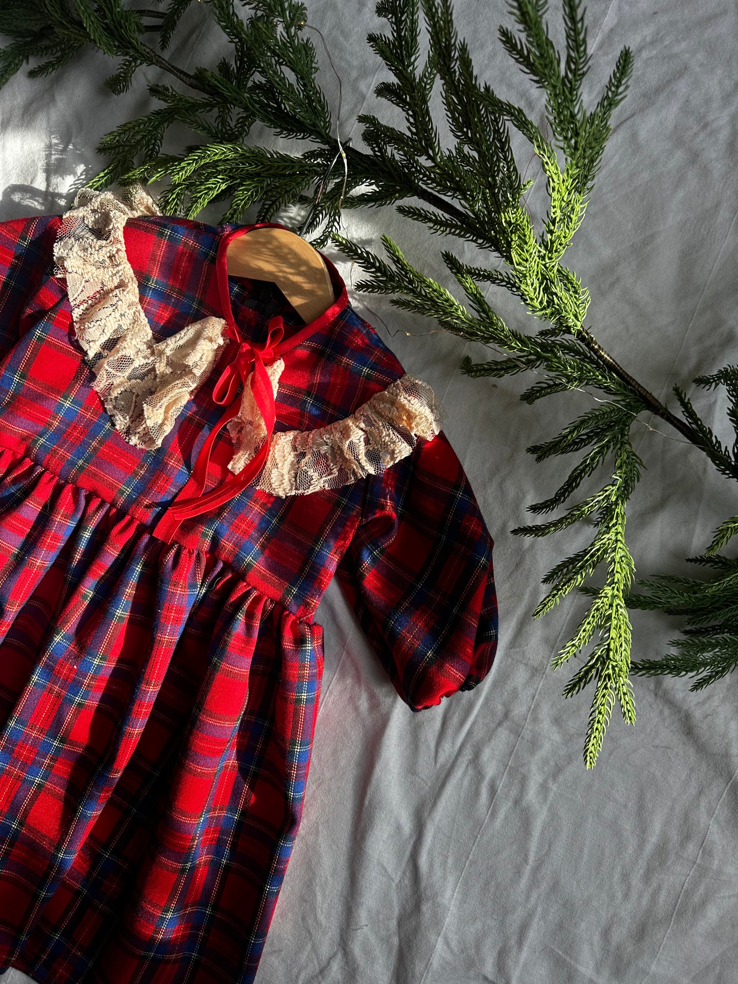 Abitino in Lana per Bambina  – Taglia 12–18 mesi (adatto anche da 7 mesi) – Pezzo Unico