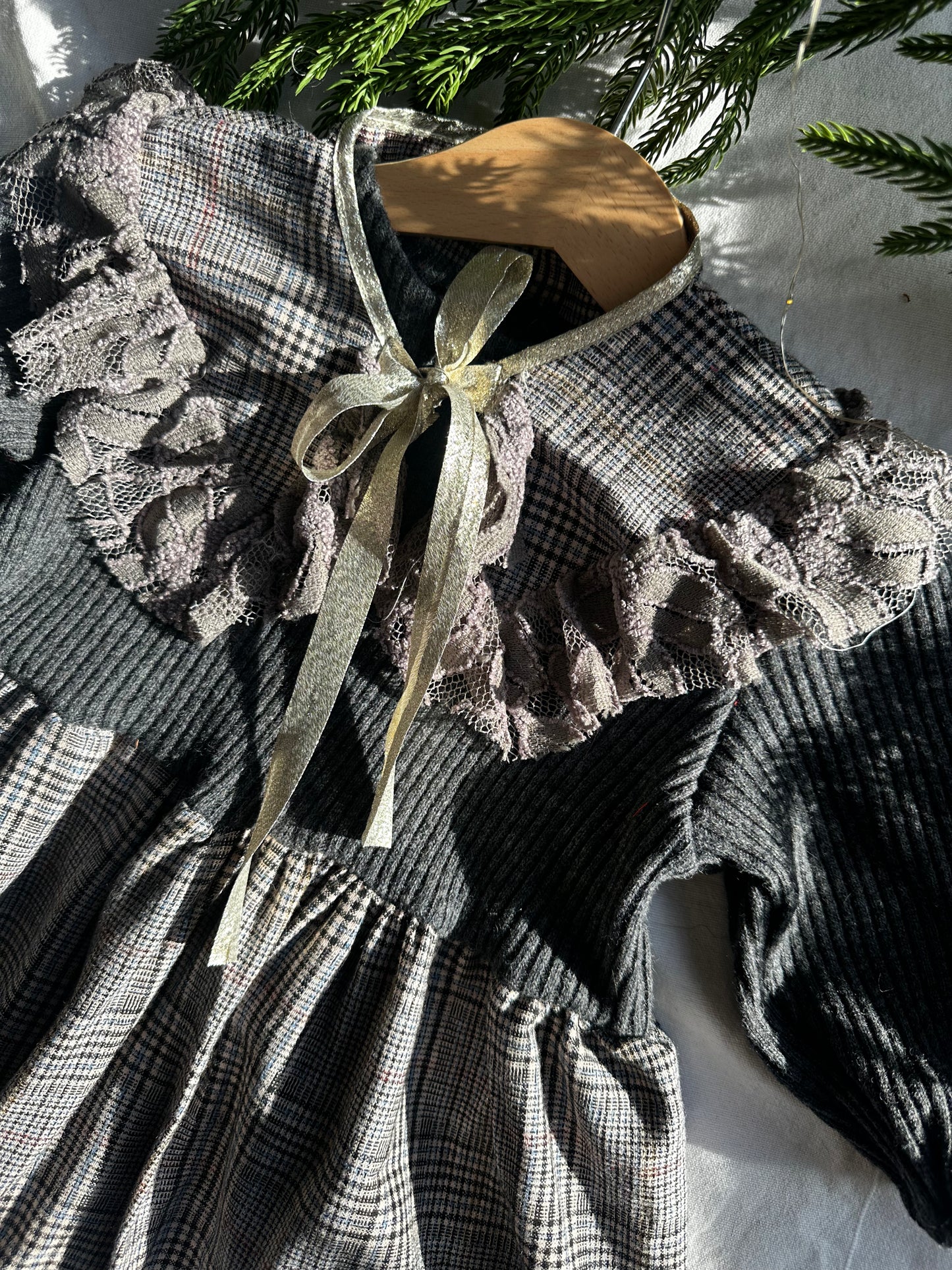 Abitino in Lana per Bambina  – Taglia 12–18 mesi (adatto anche da 7 mesi) – Pezzo Unico