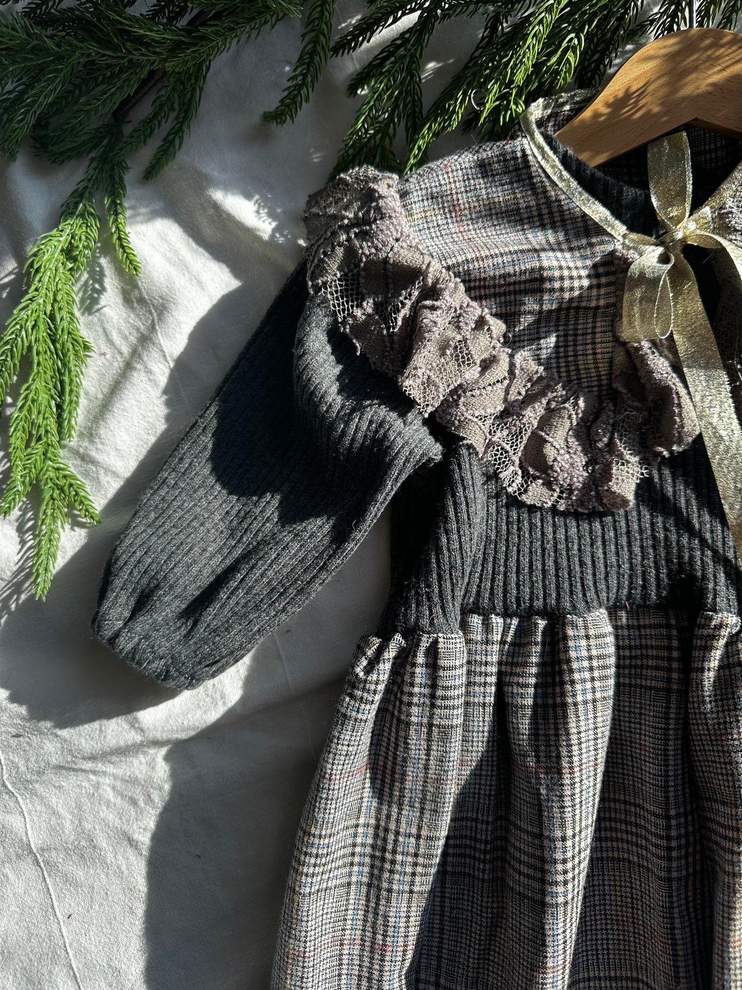 Abitino in Lana per Bambina  – Taglia 12–18 mesi (adatto anche da 7 mesi) – Pezzo Unico