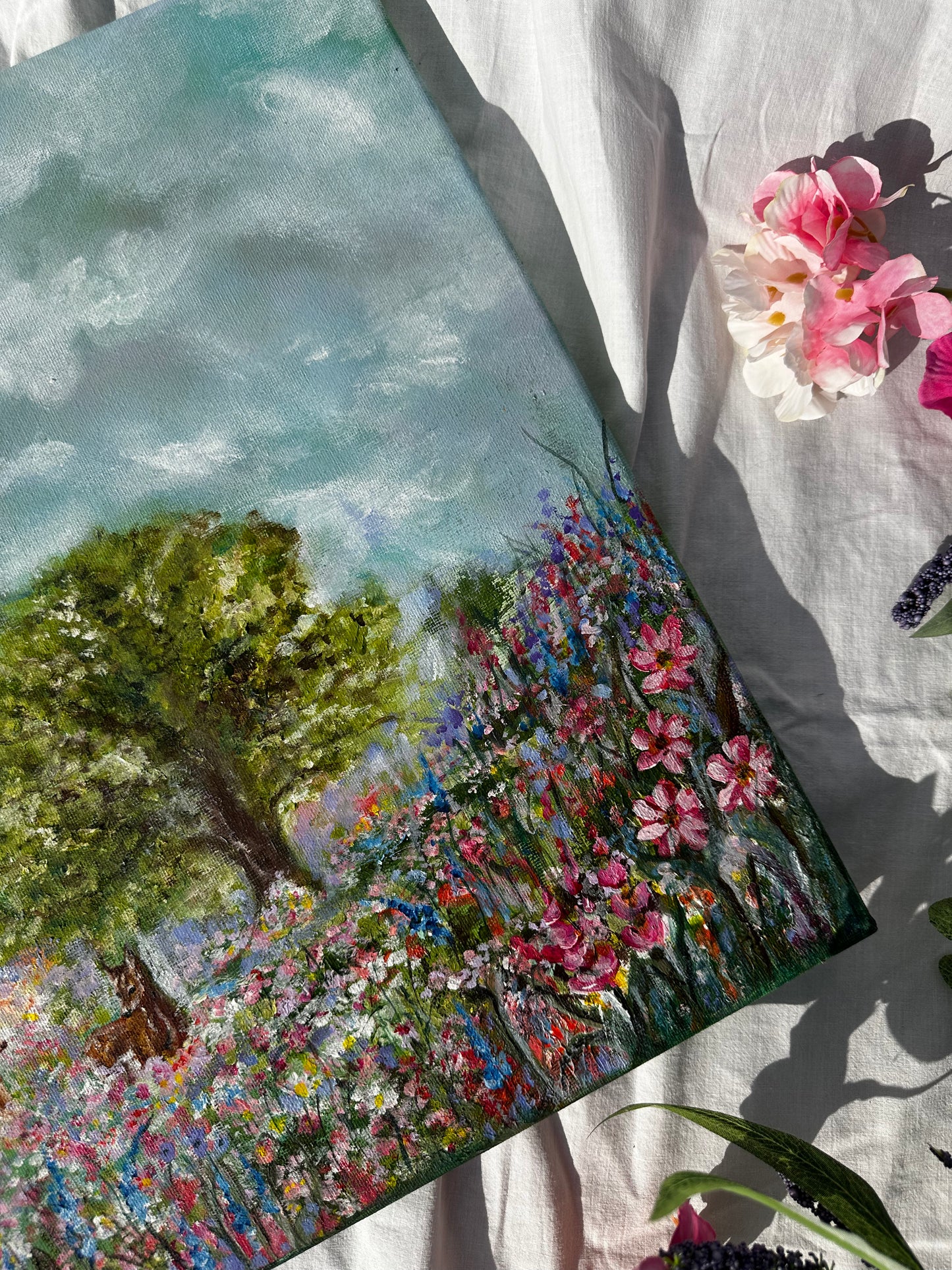 Tra i fiori - quadro