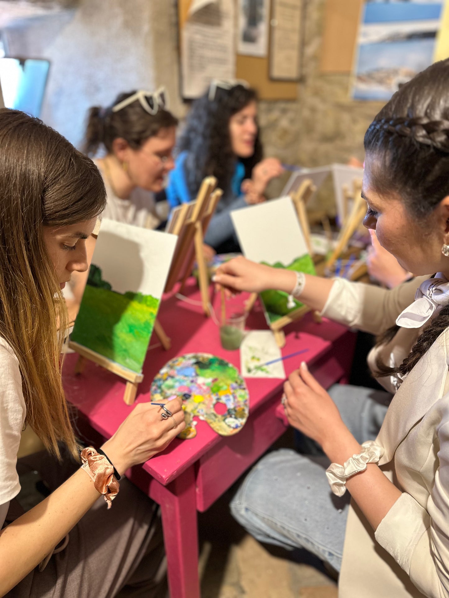 Sessioni di pittura per addii al nubilato
