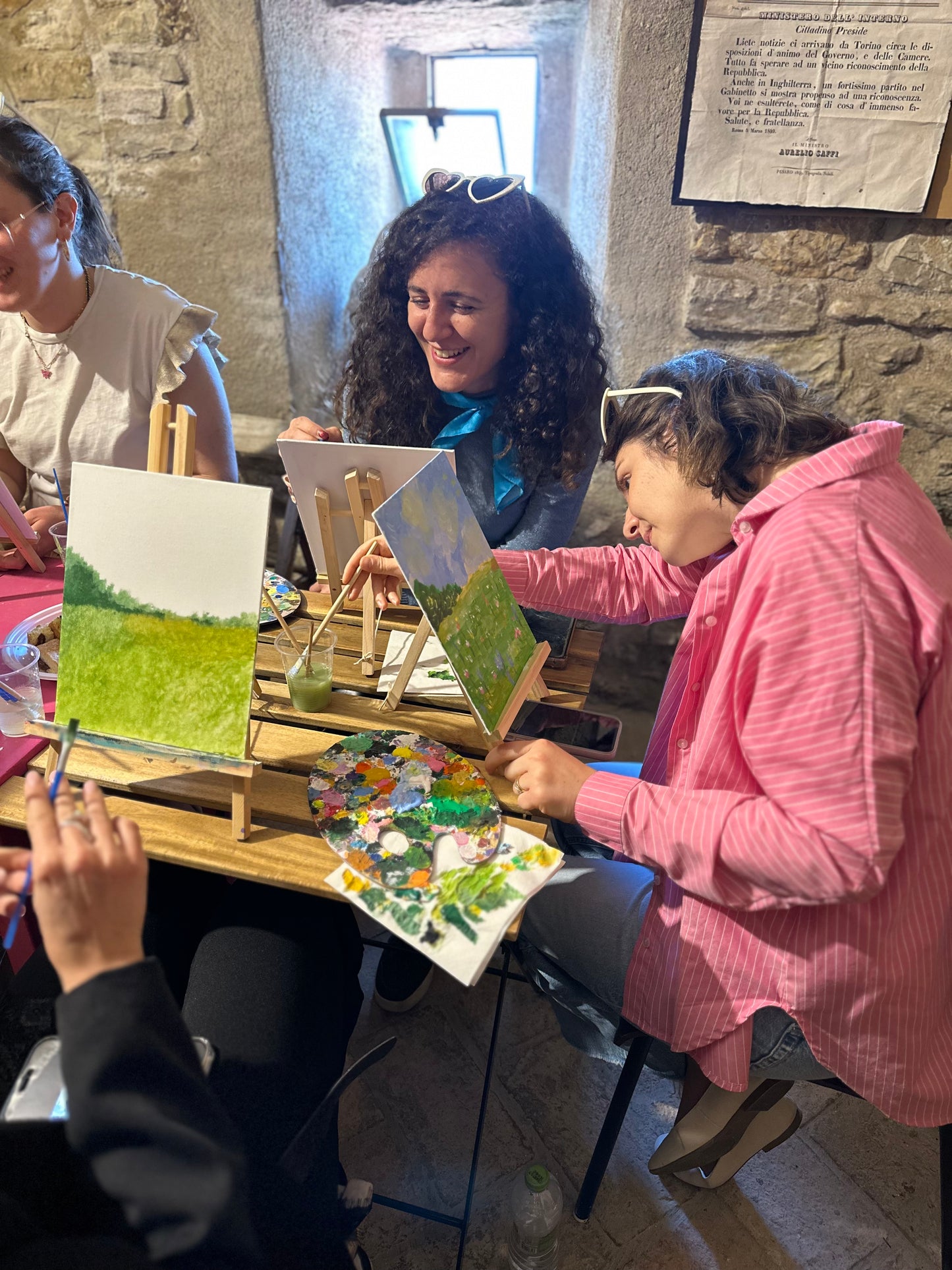 Sessioni di pittura per addii al nubilato