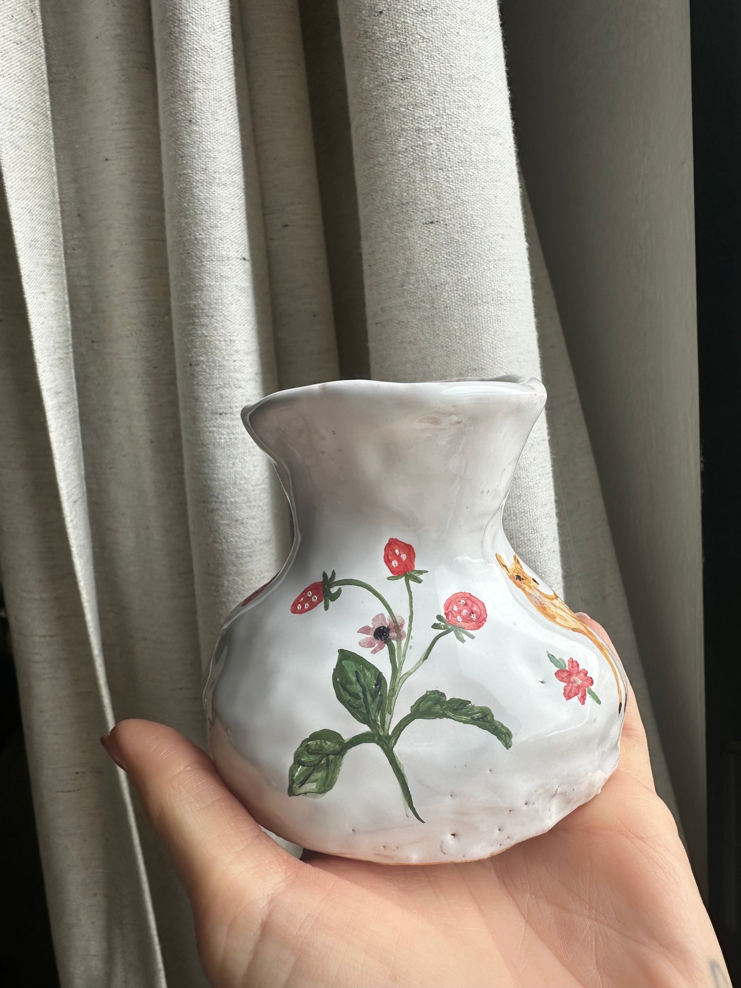 Vasetto con cerbiatto