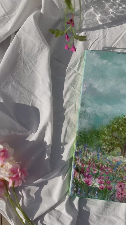 Tra i fiori - quadro