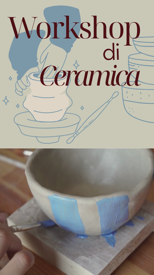 Esperienza di Pittura su Bicchieri in Ceramica o vasetti